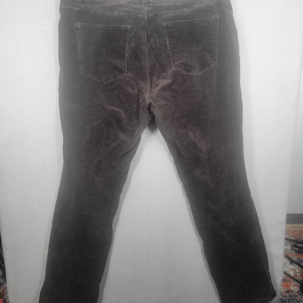 Ann Taylor Dark Brown Corduroy Pants - Picture 2 of 5